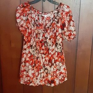Flowered blouse